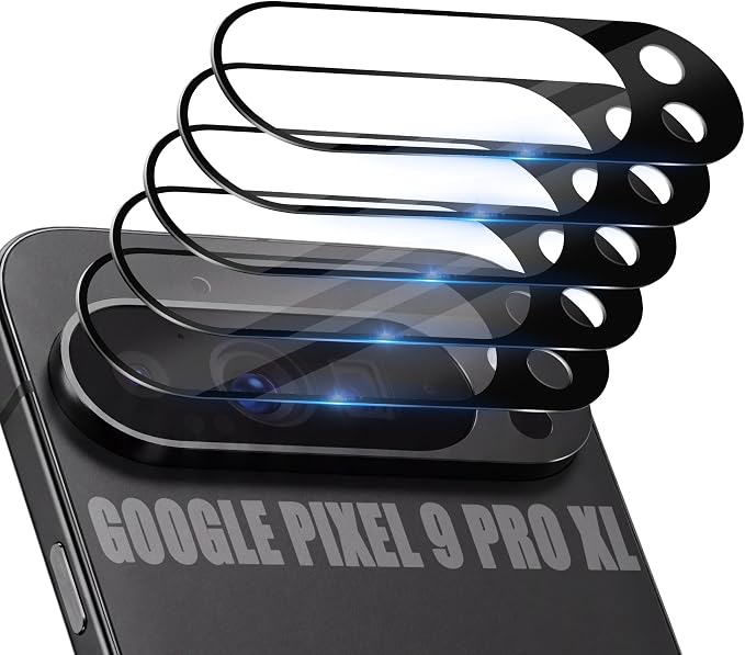 Orzero (5 Pack Camera Lens Protector for Google Pixel 9 Pro XL, Protector de Cámera Tempered Glass 9H Precise Camera Cutouts Anti-Scratch Does Not Affect Night Shots and Flash by JumpIntoOrzeroLet%E2%80%99sExploreLikeNeverBefore