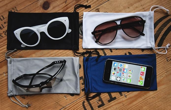 THE BIRCH & CO. BRAND 4X Microfiber Sunglasses Glasses Gadgets Cleaning & Storage Pouch - Image 5