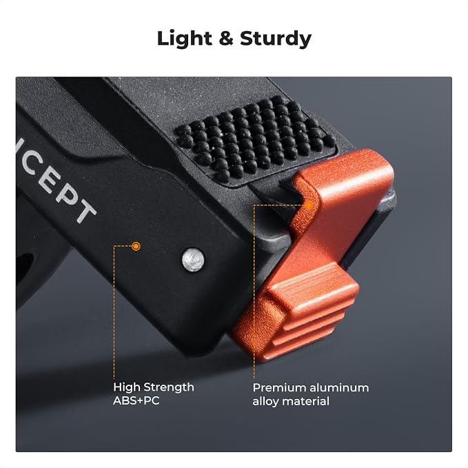 K&F CONCEPT 1 Pack Magnetic Adapter Mount for DJI Osmo Nano/Osmo Action 6 | Quick Release Extension Base Bracket for Tripod,Selfie Stick, Magic Arm, Action Camera Vlogging Accessories, PP09 - Image 4
