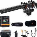 COMICA VM40 Shotgun Microphone – 48kHz/32-bit Float Recording, Wired & Wireless Modes, 32GB Onboard Storage – Compatible with Canon, Nikon, Sony Cameras & Camcorders for YouTube, Interviews & Filming by COMICA