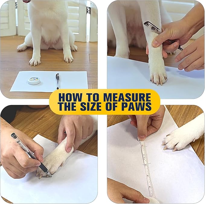 EXPAWLORER Anti Slip Dog Socks to Prevent Licking Paws, Dog Shoes for Hot Pavement, Dog Booties for Small Medium Large Senior Dogs, Traction Control Boots & Paw Protectors for Hardwood Floors - Image 3