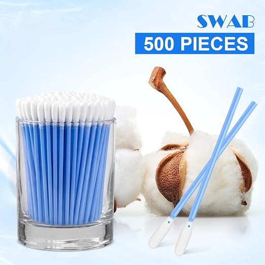 Zhengmy 500 Pcs Foam Swabs for Printer Head Camera Lens 3.66 Inch,Blue | Sponge Tip Cleaning Sticks for Inkjet Printer Nozzle, Optical Equipment Dust Removal, Electronics Detailing, Lint-free - Image 4