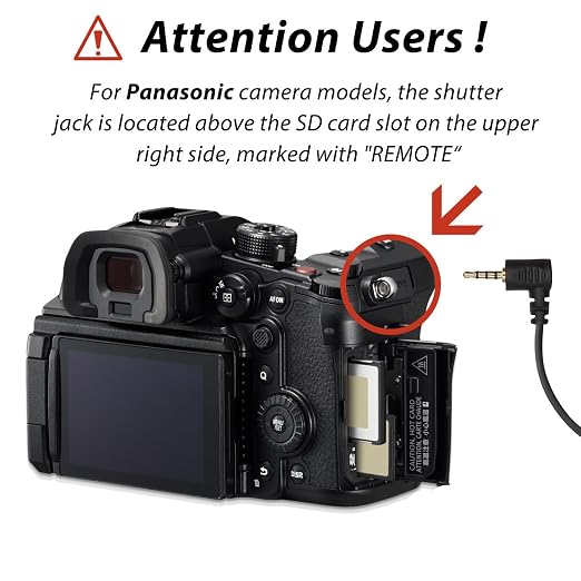 MCC-P for panasonic Cable The DJI Ronin-S stabilizer Connection Cable gh4/gh5/6/7/3 s5/s5II/S5M2XS G85/G90/G95/DMC-FZ2000/1000/20/50/100 Shutter Release (MCC-P1) - Image 5