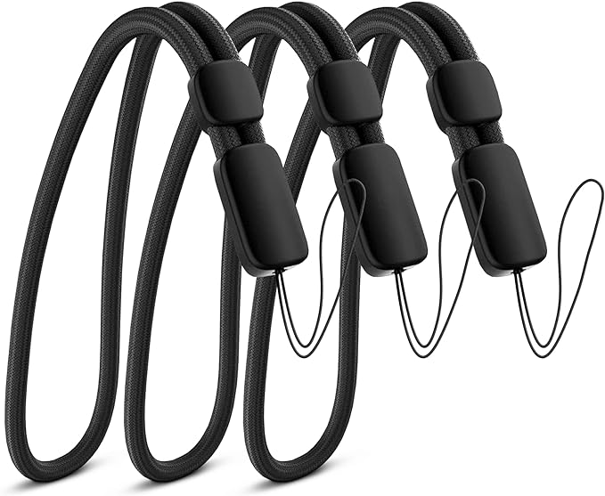 Empire Hand Wrist Strap Lanyard, 3 Pack Black Adjustable Lanyard Wrist Straps by EMPIRE+TRADING+%26+COMMERCE
