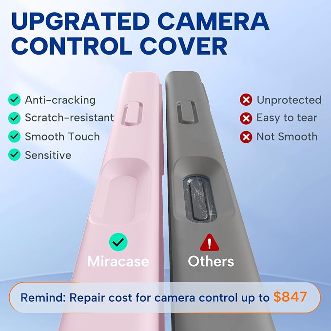 Miracase Magnetic for iPhone 17 Pro Case, Silicone, Sand Pink | Compatible with MagSafe, Soft Microfiber Lining,Shockproof Drop Protection Phone Case for 17 Pro - Image 3