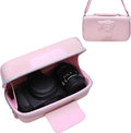 Case for Canon EOS Rebel T7/R50/R100 DSLR SLR Camera and 18-55mm Len Pink | Hard Carrying Travel Case for Canon EOS Rebel T7/R50/R100/R50 V/T6/R8/R10/RP/SL3/R5/T100 DSLR SLR Camera and 18-55mm Len by LTGEM
