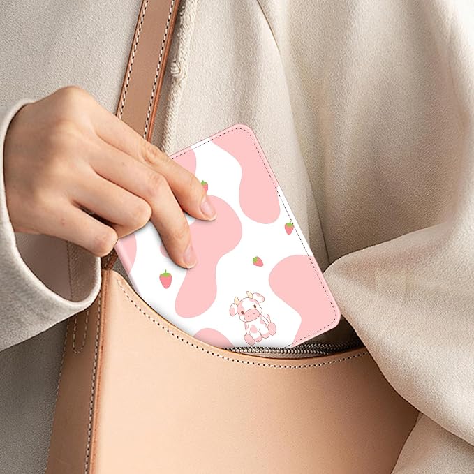 Fintie Instax Mini Photo Album for 2x3-Inch Film - 104 Pockets Small Albums for Fujifilm Instax Mini 12/11/99/40/7+/EVO/LiPlay/Link 3-2-1 Instant Camera/Polaroid Hi-Print Printer, Strawberry Cow - Image 5