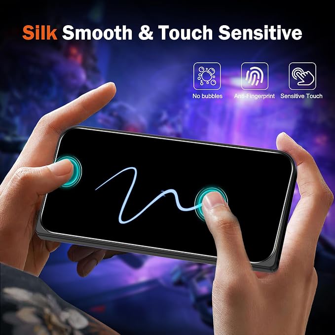 Ferilinso Privacy Screen Protector for Google Pixel 11 Pro Fold | 3 Pack, 9H+ Tempered Glass, Military-Grade Shatterproof, Anti-Scratch, HD, Case Friendly, Easy Installation, Bubble Free - Image 9
