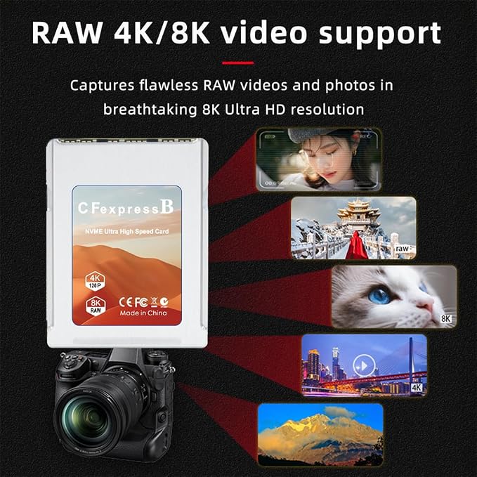 Type-B CFexpress to NVME 2230 Memory Card Kit Case CFE CFB NGFF M-Key Adapter Alloy Shell for Camera 8K RAW PCIe Expansion - Image 8