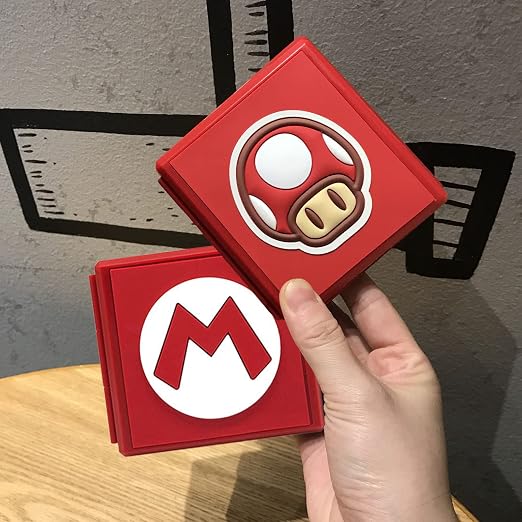doepeBAE Game Card Case for Nintendo Switch,Portable Game Card Holder,Hard Shell Storage Case,Large Capacity Switch Card Organizer with 12 Card Slots (R Red) - Image 6