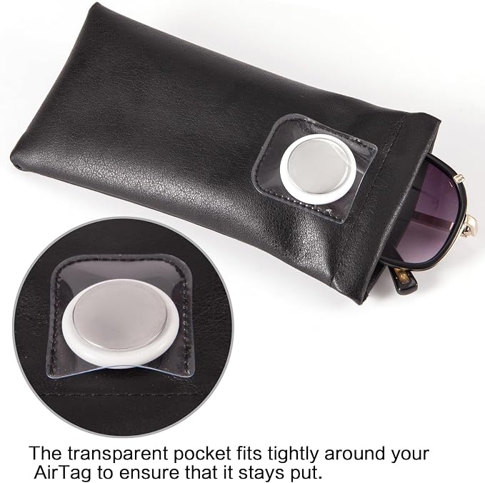 TRIUMPH VISION Eyeglass Case Glasses Case Soft Sunglass Pouch Sleeve 3 Pack | Slim Lightweight Alternative to Bulky Case, Leather Lined Protect Lens, Squeeze Easy to Use, Stylish Portable for Daily Use - Image 4