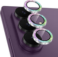 Meshine for Samsung Galaxy Z Fold 8 Ultra Camera Lens Protector,Scratch Proof,Strong Adsorption,9H Hardness with Metal Ring Camera Cover,Case Friendly,Accessories Lens Protector,Glitter Colorful by Meshine