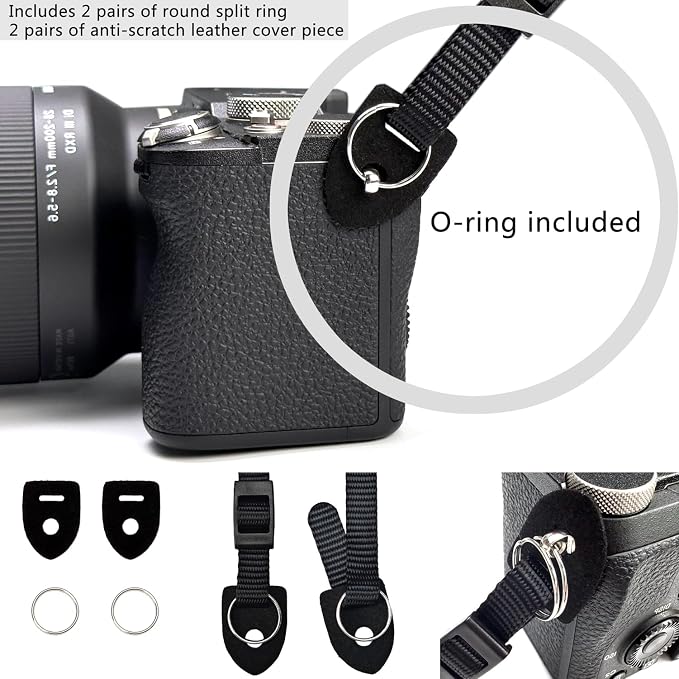 Camera Strap Leather,Camera Neck Strap Thin, Binoculars Strap - Image 4