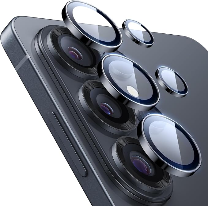 ESR for Samsung Galaxy S26 Ultra Camera Lens Protector, 2 Pack, Black | Individual Camera Cover, 9H Tempered Glass, Original Camera Clarity, Scratch-Resistant, Case Friendly by Unknown