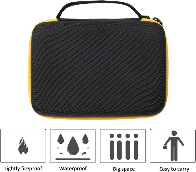 khanka Hard Travel Case for Kodak Slide N SCAN RODFS70 7" Film Scanner | EVA Hard Shell, Mesh Pocket Accessory Storage, Impact Resistant Protection, Water Resistant Protection, Protective Case Only - Image 7