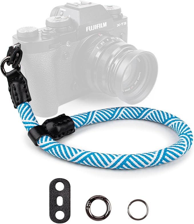 VOVMOEYA Rope Camera Wrist Strap,Camera Hand Strap Compatible with A6400 A6000 A7 IV,for Fujifilm X100V for Nikon Zf Z30 for Canon EOS R6 R7 R8 R10 Camera Wrist Straps for dslr by VOVMOEYA