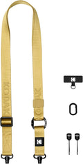 KODAK Multi-Purpose Camera Strap (Khaki) - Quick-Detach System, Lightweight, Durable Metal Swivels, Multiple Usages, SLR Cameras, Compact Cameras, Smart Phones by Unknown