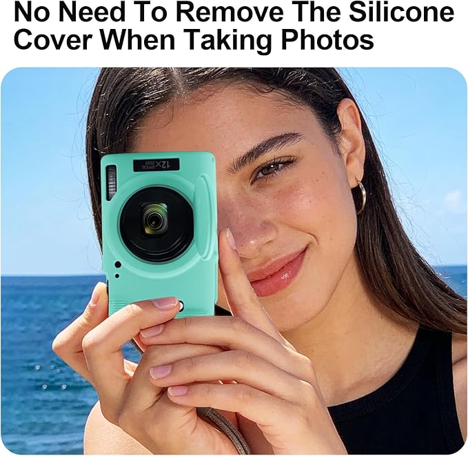 Easy Hood Case for Canon ELPH 360/IXUS 285 HS/IXY 650 Camera,Tiffany Blue | With Removable Lens Cover,Soft Silicone Protective Case,Anti-Scratch,Dustproof,Shockproof,Enhanced Grip,Camera Accessories - Image 7