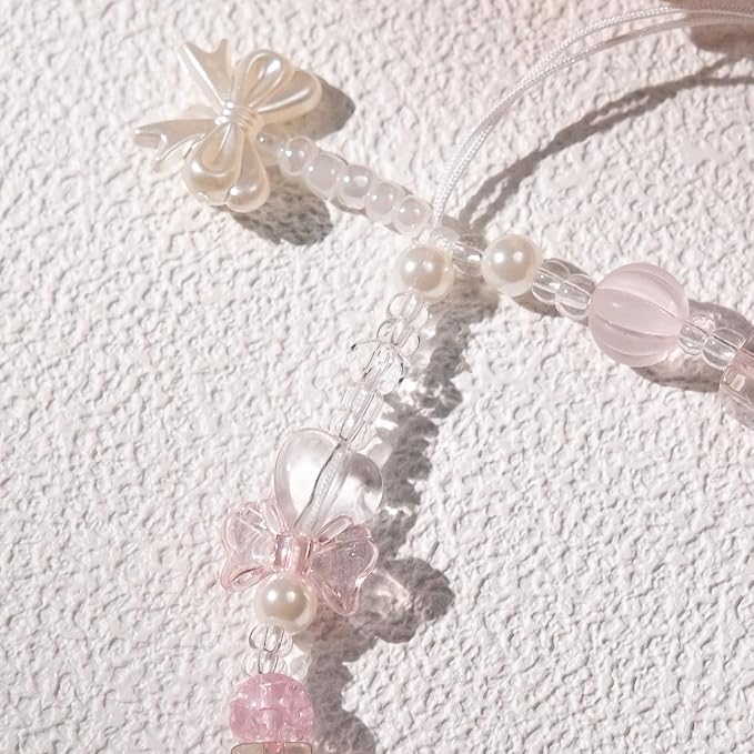 Beaded Camera Wrist Strap Cute Digital Camera Charm Strap, Phone Charm Wristlet Strap for Camera Accessories - Image 3