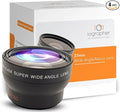 iOgrapher 37mm Wide Angle/Macro Lens and Clip Bundle - Phone Camera Accessories for Smartphones and Tablets by iOgrapher