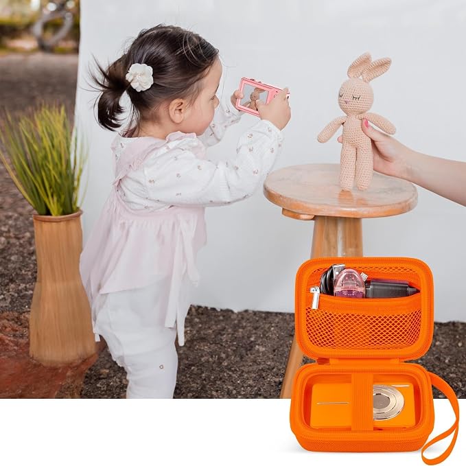 ALKOO Digital Camera Case for CAMKORY, Camera Pouch for KODAK Pixpro -Orange - Image 7