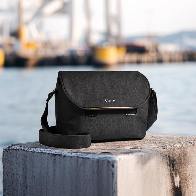 ULANZI 4L Camera Bag, SLR/DSLR Camera Case Professional Crossbody Small Bag | Photography Fashion, Shoulder Bag for Women and Men Compatible for Sony Canon Nikon Mirrorless Camera Lightweight Black - Image 4