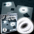 Brightz LED Cornhole Board Ring Lights, 2-Pack - 48-Hour Battery Life - Illuminate Your Game with Dazzling Glows and Ultimate Style for Non-Stop Evening Fun and Excitement (Includes Hole Lights Only) by Brightz