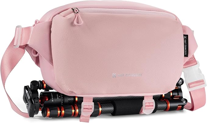 K&F CONCEPT 2 in 1 Camera Sling Bag, Everyday Shoulder Bag | Multifunction Photography Compact Crossbody DSLR Portable Bag, Compatible for Canon/Nikon/Sony, BS01 by KFCONCEPT