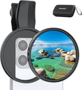 NEEWER 67mm Clip On CPL Filter, Circular Polarizing Polarizer Phone Camera Lens Photography Accessories Kit Compatible with iPhone 17 16 15 Pro Max Plus 16e 14 13 mini, FL-B23 by Neewer