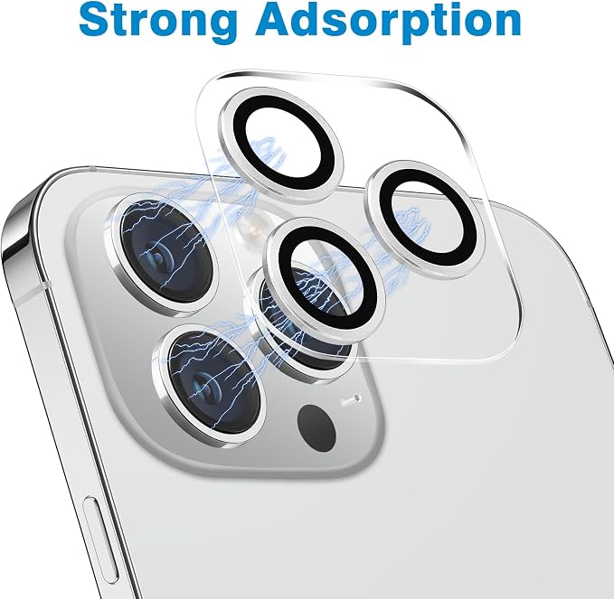 Dengduoduo 3 Pack Tempered Glass Camera Lens Protector for iPhone 14 Pro 6.1" & iPhone 14 Pro Max 6.7", Ultra HD, 9H Hardness, Anti-Scratch, Case Friendly, Easy to Install [No Affect on Night Shots] - Image 5