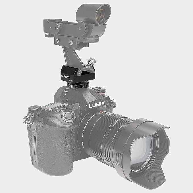 Telescope Mount Adapter Finder Scope Dovetail Base to Camera Hotshoe | Metal Adapter with 1/4" Threaded Hole for Video DSLR Mirrorless Camera Flash Hotshoe Coldshoe Hot Cold Shoe Astrophotography - Image 6