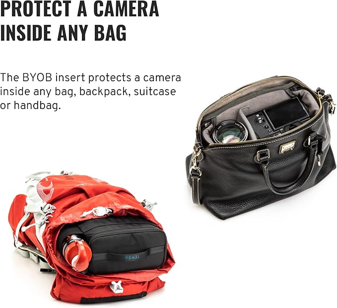 Tenba BYOB 9 Camera Insert - Turns any bag into a camera bag for DSLR and Mirrorless cameras and lenses – Blue (636-629) - Image 3