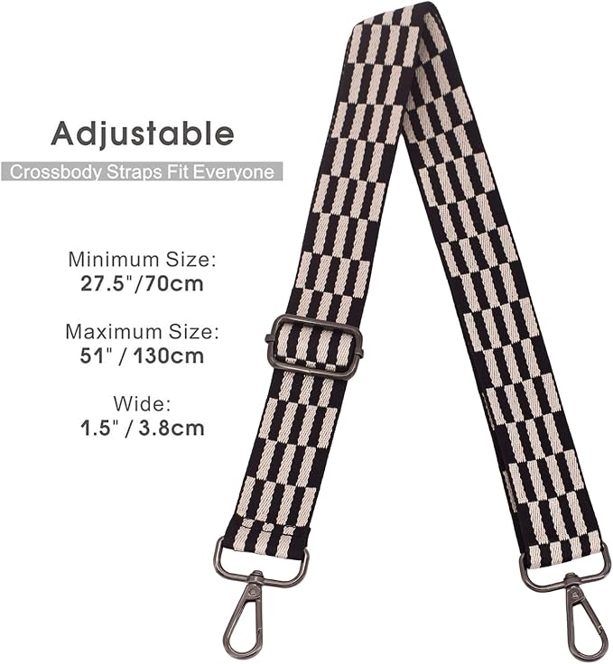 Replacement Purse Strap Shoulder Strap Adjustable Crossbody Strap for Women Crossbody Wide Shoulder Bag - Image 3