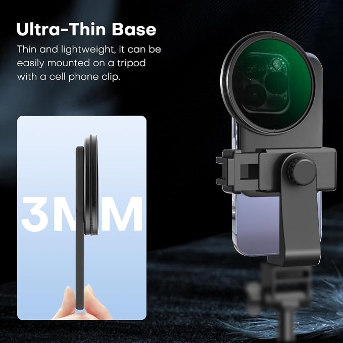 REYGEAK CPL Filter for Magsafe iPhone 16/15/14/13/12,67mm Ultra-Slim Camera Lens Filter,Magnetic Filter Frame with 6.1inch for iPhone 15/14/13/12 Pro - Image 7