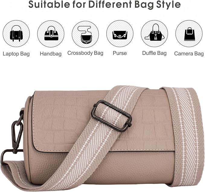 Replacement Purse Strap Shoulder Strap Adjustable Crossbody Strap for Women Crossbody Wide Shoulder Bag - Image 4