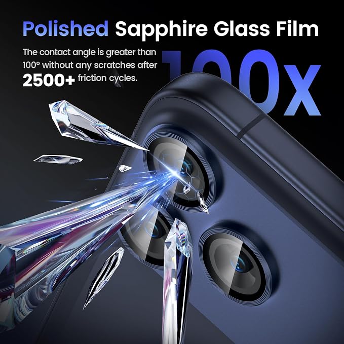 Tensea for iPhone 17 Pro Max Camera Lens Protector | Metal Aluminum Alloy Tempered Glass Cover Camera Screen Protector Accessories, Case Friendly - Image 6