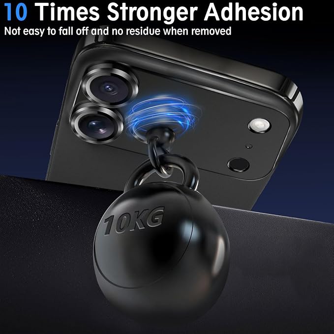 SiHPuoy Camera Lens Protector for iPhone 17 Pro Max, Tempered Glass, Black | 2pcs, 9H+ Hardness, Military Grade Shatterproof, Anti-Scratch, Case Friendly, Metal Camera Cover, Does not Affect Night Shots - Image 5