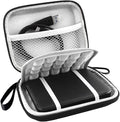 Lacdo Hard Drive Carrying Case for Western Digital WD Elements/WD My Passport/My Passport Ultra Portable External Hard Drive HDD 1TB 2TB 4TB 5TB 6TB USB 3.0 Protective Storage Travel Bag, Black by Lacdo