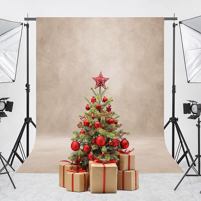 Abstract Photography Backdrop for Photoshoot 8x14ft,Beige,No Stand | Professional,Polyester Fabric,Roller Pocket on Top,Vintage Portrait Photo Props Booth Background,Photoshoot Studio - Image 6