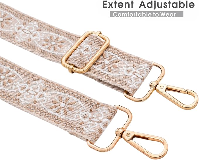 Replacement Purse Strap Shoulder Strap Adjustable Crossbody Strap for Women Crossbody Wide Shoulder Bag - Image 2