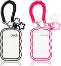 2 Pack Cute Photocard Holder Keychain,Kpop Photo Card Holder | Creative Photo Protector Keychain Accessories for Bus Card, Daily Display & Travel Decorations Gifts by Unknown
