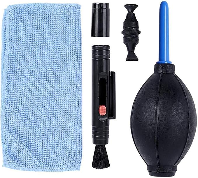 3IN1 Camera Cleaning Kit Suit Dust Cleaner Brush Air Blower Wipes Clean Cloth kit for Gopro for Canon Nikon Camcorder VCR - Image 7
