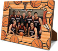 Basketball Picture Frame, Sports Themed Photo Frame, Tabletop Display Frames for Basketball Players and Coaches, Sports Decor for Home Office, Insert 4x6 Inches Photos by Unknown
