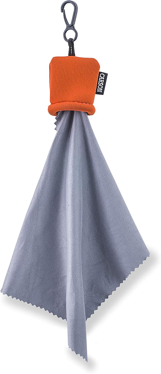 Carson Stuff-It Microfiber Lens Cloth Cleaning System for Eyeglasses, Smartphones, Tablets, Optics, Lenses, Cameras and More by Carson