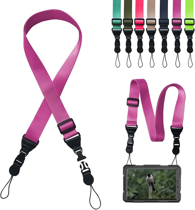 Adjustable Shoulder Strap, iPad Strap Nylon Neck Lanyard | for iPad/Samsung Tablet Case,Camera Binocular Crossbody Laptop Luggage Bag by Gowjaw