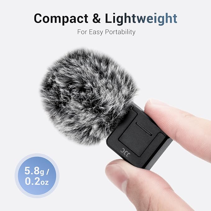 JJC Cold Shoe Wind Muff for Sony ZV-E10 II ZVE10 ZV-1F ZV-1 II ZV-E1, Black | Furry Windshield Wind Shield, Microphone Puff, Shoe Adapter Mount Holder for LED Light Mic Attachment, Vlogging Accessories - Image 5