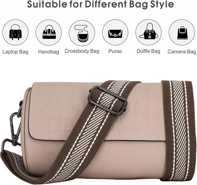 Replacement Purse Strap Shoulder Strap Adjustable Crossbody Strap for Women Crossbody Wide Shoulder Bag - Image 5