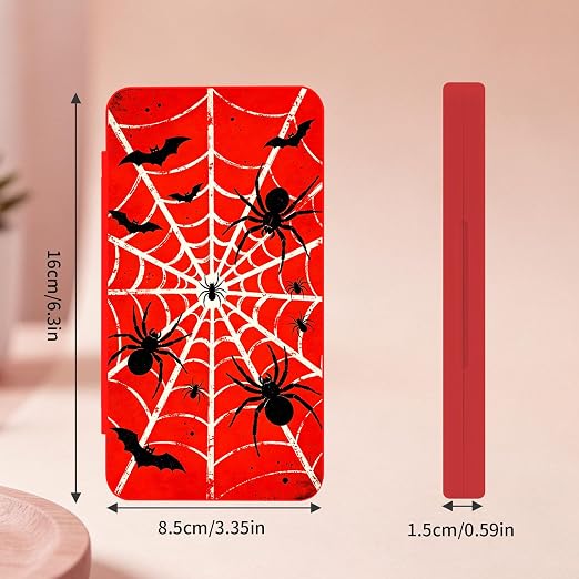 PERFECTSIGHT Switch Game Card Case for Nintendo Switch 2/ Lite / OLED, Switch 2 Game Holder Cartridge Case for Game Cards and 48 SD Cards, Cut Kawaii Portable Compact Storage Box, Spider Bat - Image 6