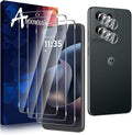 Anoowkoa 3 Pack Glass Screen Protector for Moto G 2026 + 3 Pack Moto G 5G 2026 Split Camera Lens Protector Tempered Glass Flim.9H Hardness.Bubble-free.Anti-Scratch.No Bubbles.Easy Installation by Anoowkoa