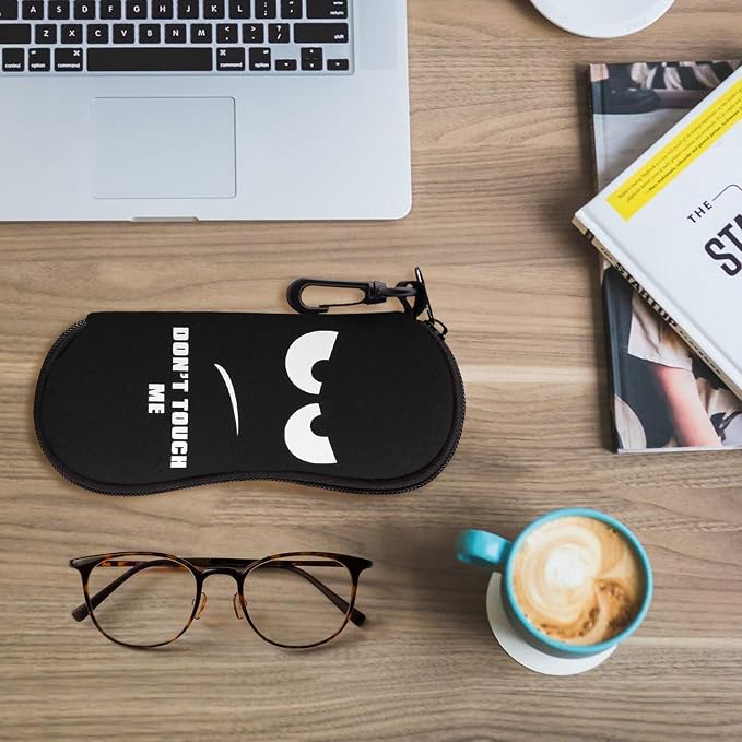 MoKo Sunglasses Soft Case Ultra Light Neoprene Zipper Eyeglass Case for Men Women - Image 7